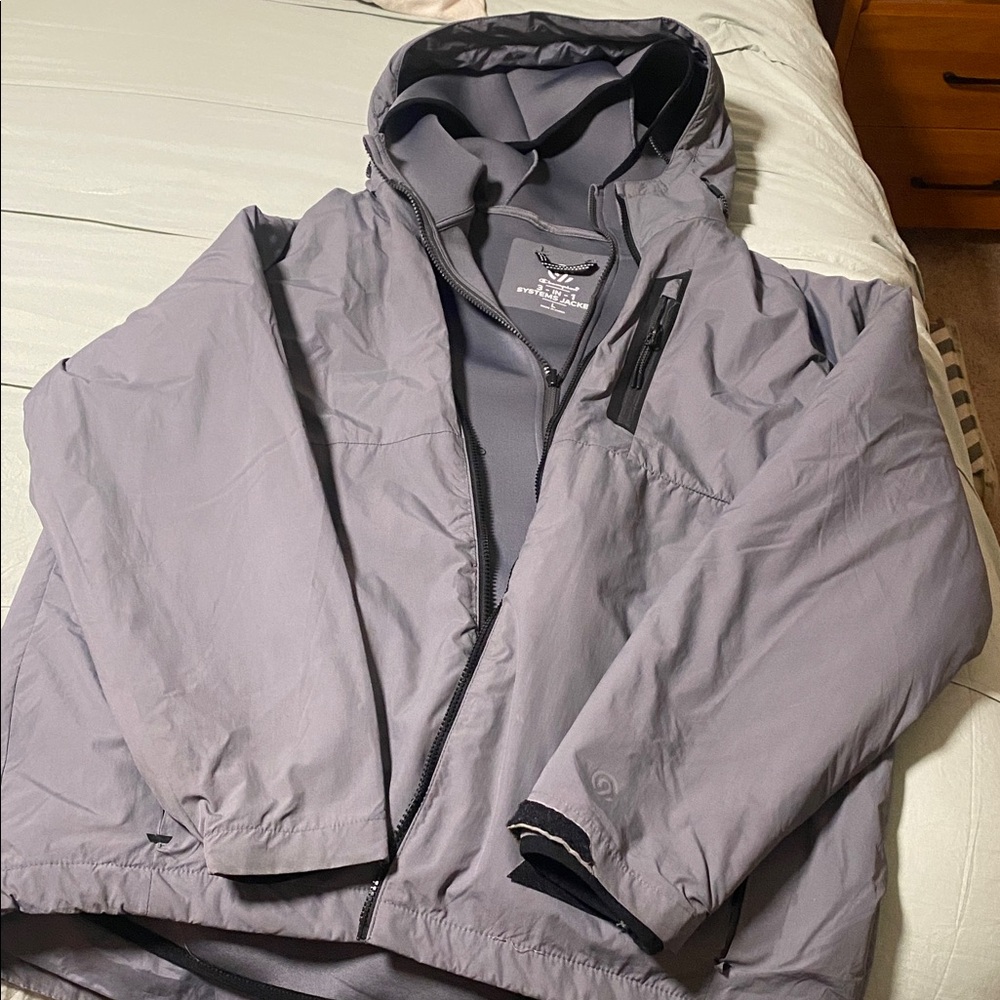 Champion Stormy Gray Hooded Jacket